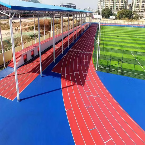 stadium indoor prefabricated running track for international competition